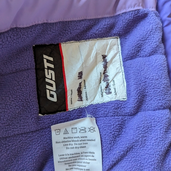 Gusti kids snowsuit 18 months snow jacket winter pants set - Picture 4 of 11